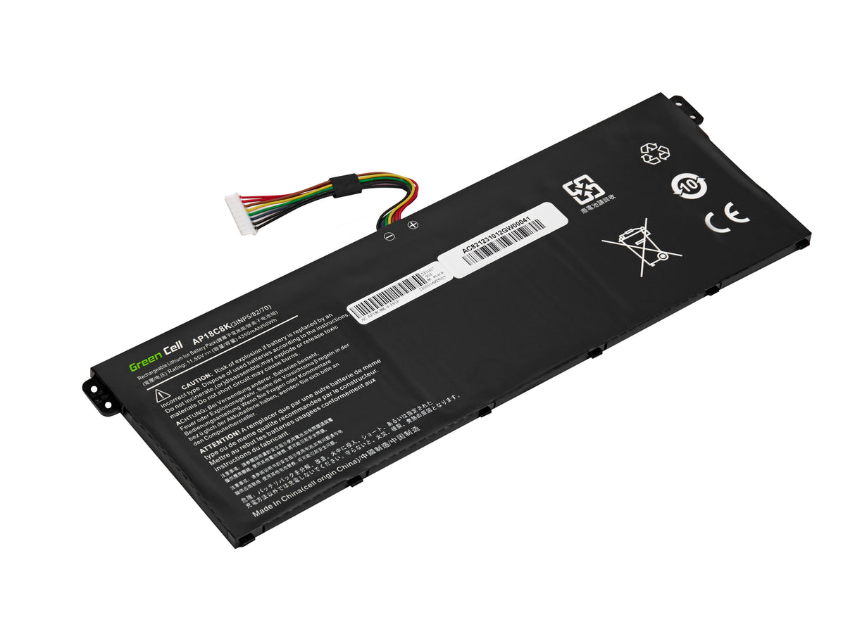 Green Cell AP18C4K AP18C8K baterija za Acer Aspire 3 A315-23 5 A514-54 A515-57 Swift 1 SF114-34 3 SF314-42 SF314-43 SF314-57