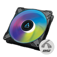 ARCTIC P14 PWM PST A-RGB 140mm 4-pin ventilator, črn