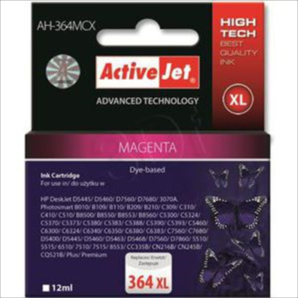 ActiveJet magenta črnilo HP CB324EE 364 XL