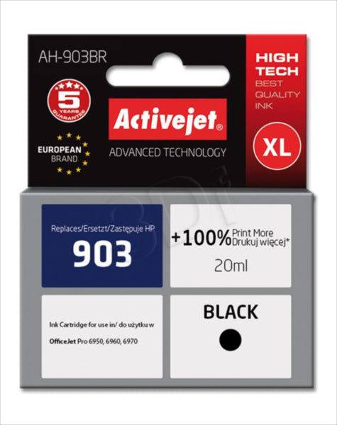 ActiveJet črno črnilo HP 903 T6L99AE