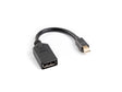 Adapter mini Displayport moški > DisplayPort ženski FHD AD-0003-BK