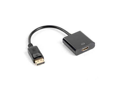 Adapter Displayport - HDMI , 15cm, Lanberg AD-0009-BK