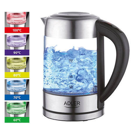 Adler grelnik vode z regulacijo temperature 1,7L 2200W