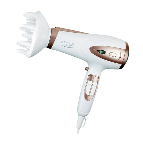 Adler ionski sušilec za lase 2200W AD 2248 bel