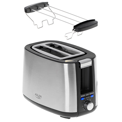 Adler opekač kruha in toaster 650W-750W AD3214