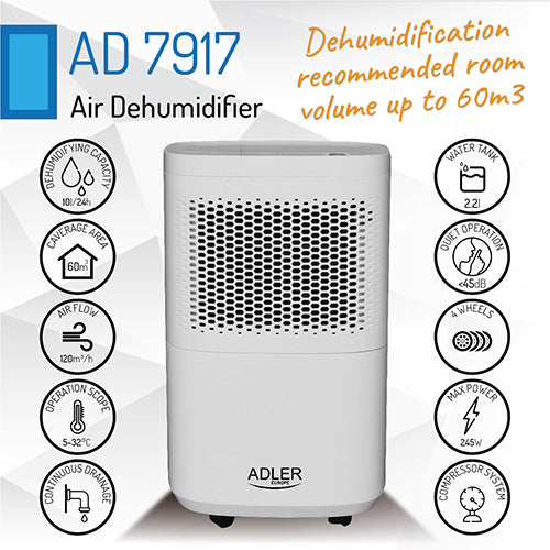 Adler razvlaževalec zraka s kompresorjem 2,2L AD7917