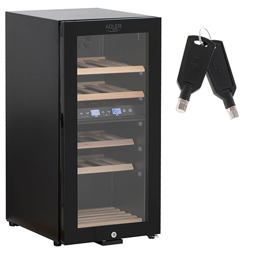 Adler vitrina za vino 60L dvojna hladilna cona AD8080
