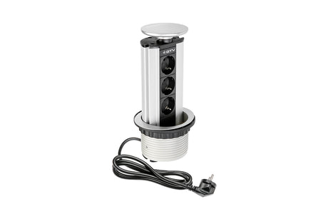 GTV potopna vtičnica 3x 230V, Ø100mm