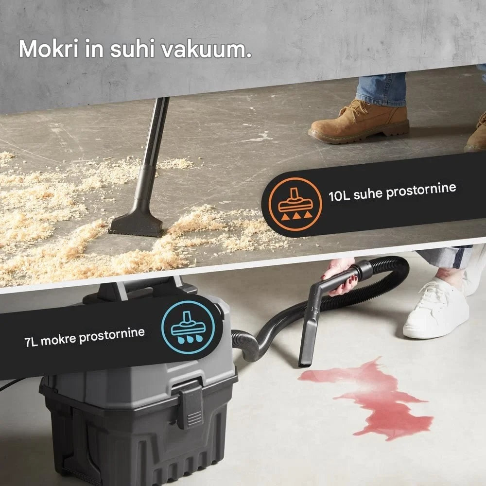 VonHaus Mokro suhi sesalnik 3-v-1 15L 1200 W 3500391