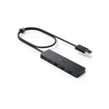 Anker Ultra Slim 4-port USB 3.0 hub črn