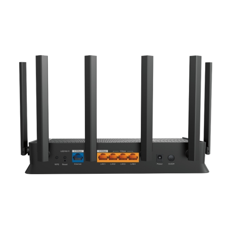 TP-LINK BE6500 Dual-Band Wi-Fi 7 5764+688 Mbps usmerjevalnik, 2.5 Gbps LAN, USB 3.0
