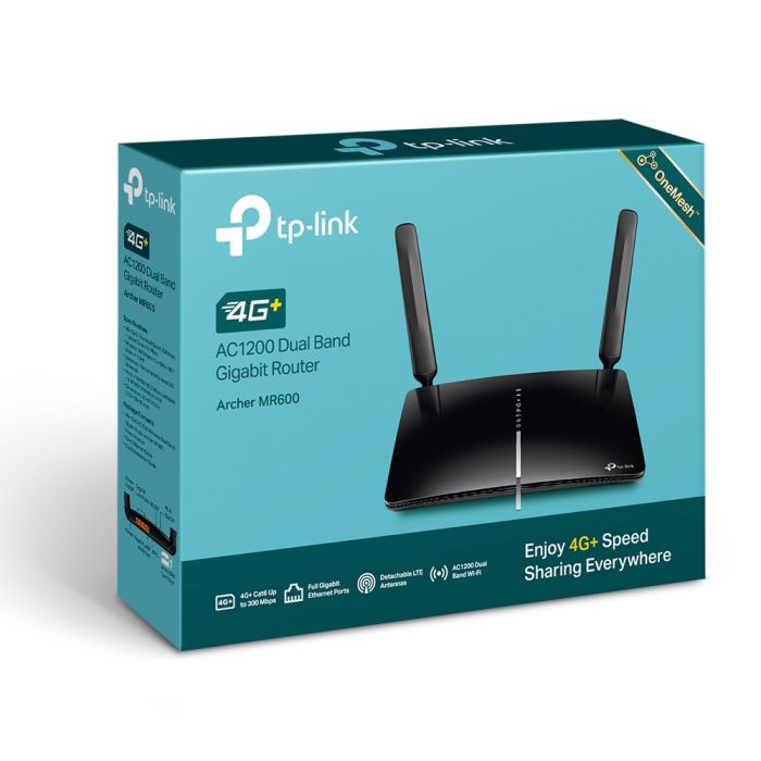 TP-LINK Archer MR600 AC1200 brezžični Dual Band 4G+ LTE usmerjevalnik, SIM