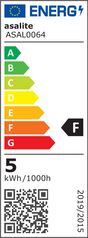 ASALITE LED sijalka E14 R50 5W 3000K 400lm