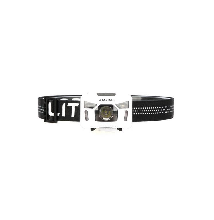 ASALITE naglavna LED svetilka 3W, polnilna, senzor, bela