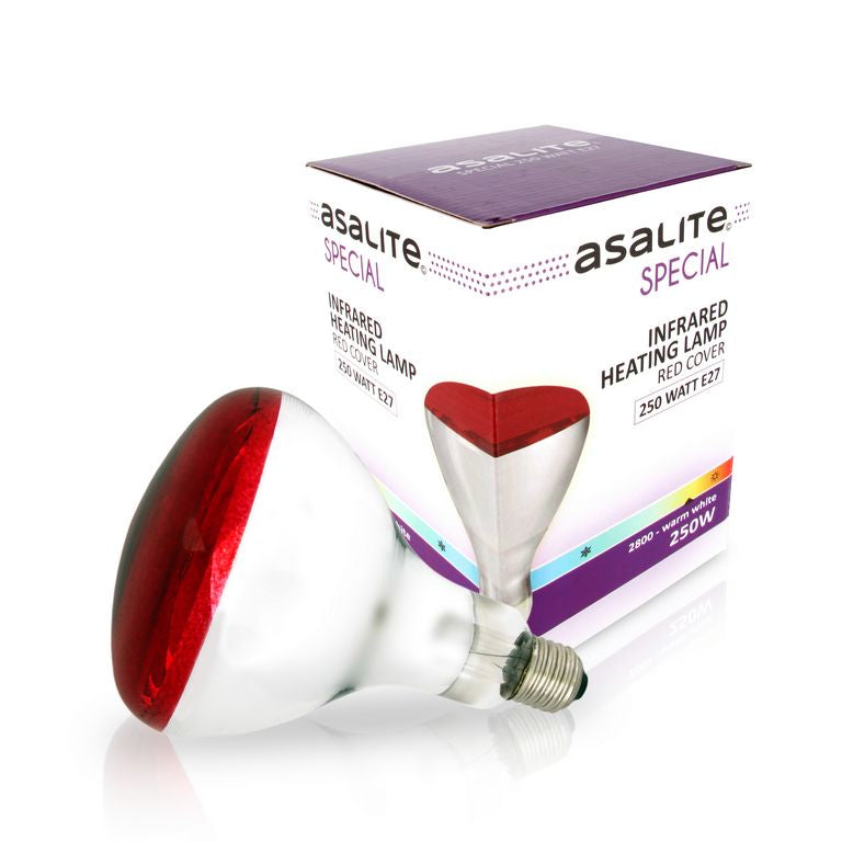 ASALITE IR sijalka E27  250W 2800K rdeča