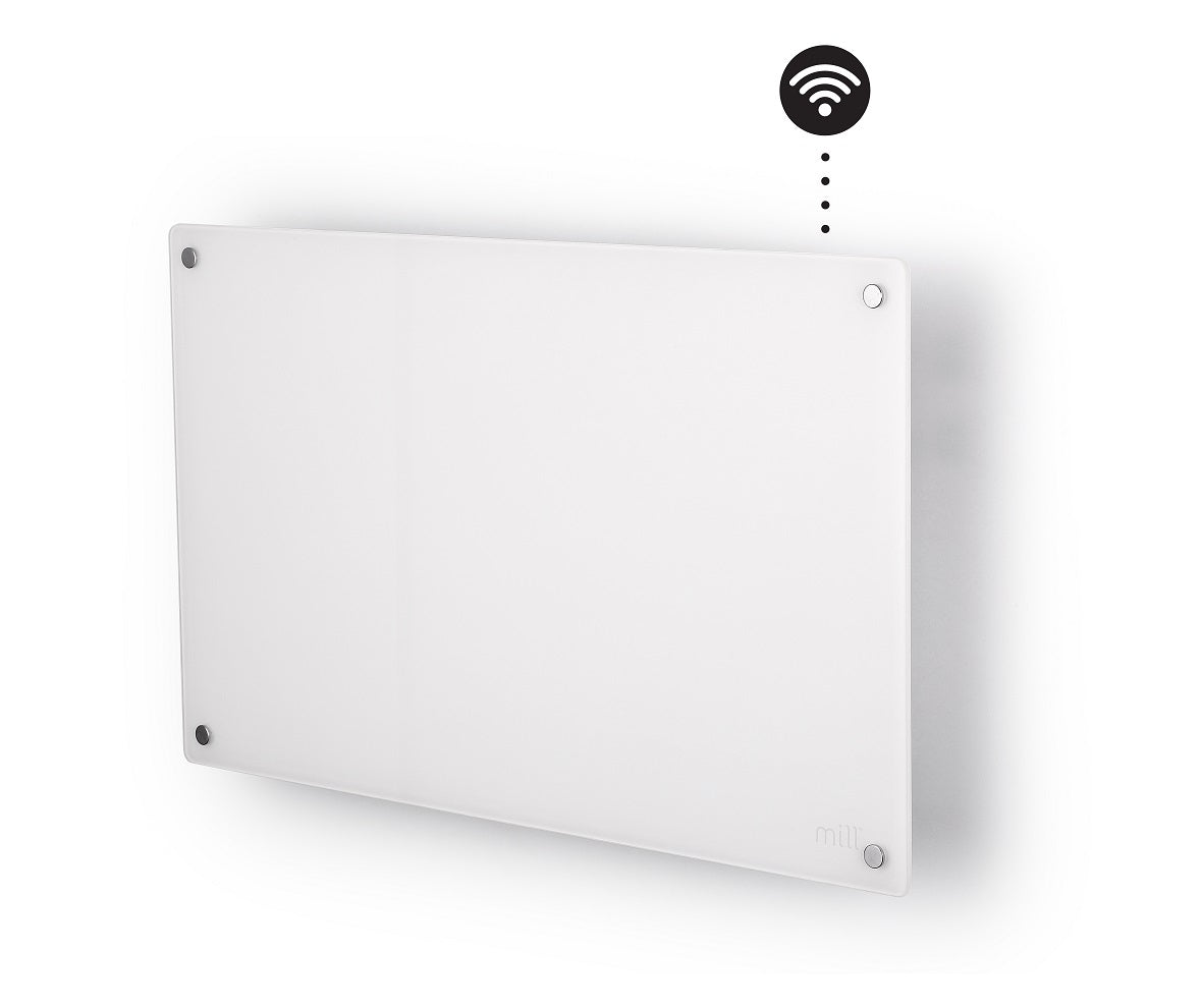 MILL panelni konvekcijski radiator Wi-Fi 600W steklo GL600WIFI3