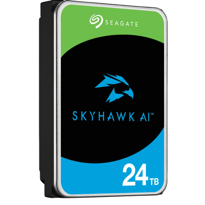Seagate 24TB SkyHawk AI 3,5" SATA 6Gb/s 7200rpm 512MB HDD disk