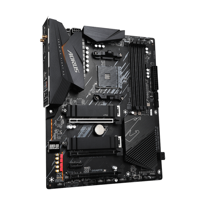 GIGABYTE B550 AORUS ELITE AX V2, DDR4, SATA3, USB3.2Gen2, DP, 2.5GbE, WIFI, AM4 ATX