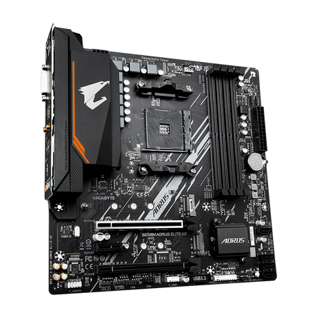 GIGABYTE B550M AORUS ELITE AX, DDR4, SATA3, USB3.2Gen1, HDMI, AM4 mATX
