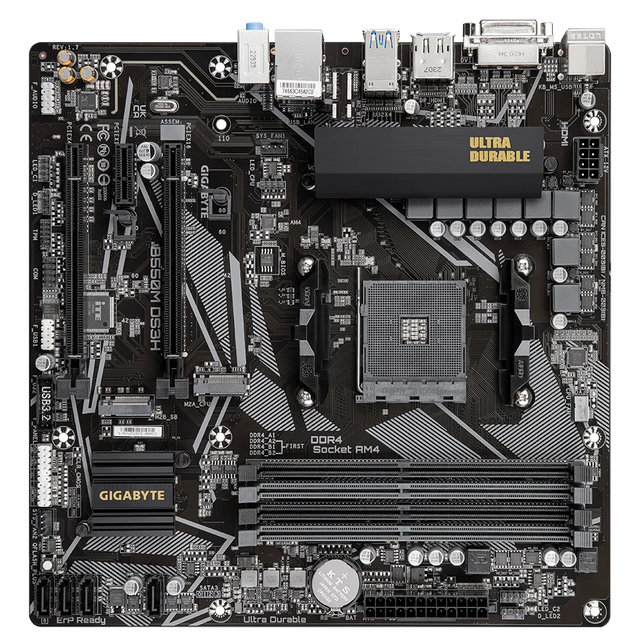GIGABYTE B550M DS3H, DDR4, SATA3, USB3.2Gen1, HDMI, AM4 mATX