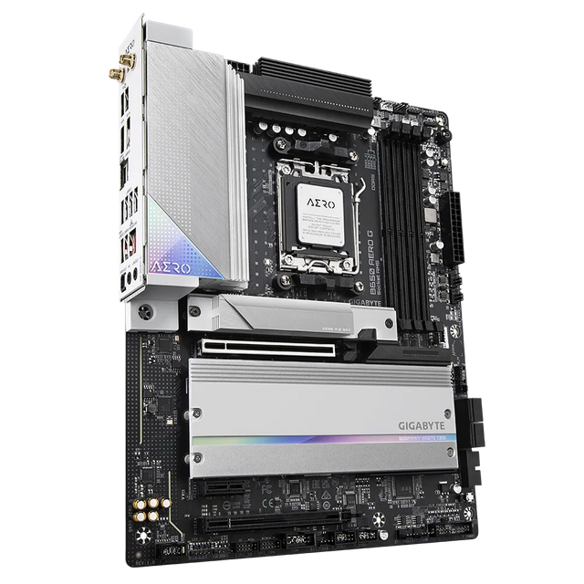 GIGABYTE B650 AERO G, DDR5, SATA3, USB3.2Gen2x2, DP, 2.5GbE, WiFi 6E, AM5 ATX