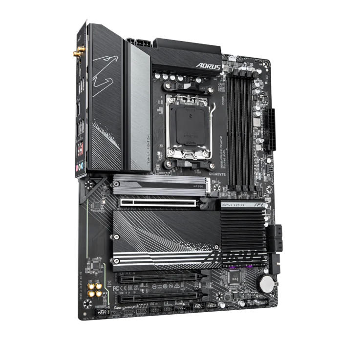 GIGABYTE B650 AORUS ELITE AX V2, DDR5, SATA3, USB3.2Gen2x2, DP, 2.5GbE, WiFi 6E, AM5 ATX