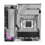 GIGABYTE B650M AORUS ELITE AX ICE, DDR5, SATA3, USB3.2Gen2x2, DP, 2.5GbE, WiFi 6E, AM5 mATX