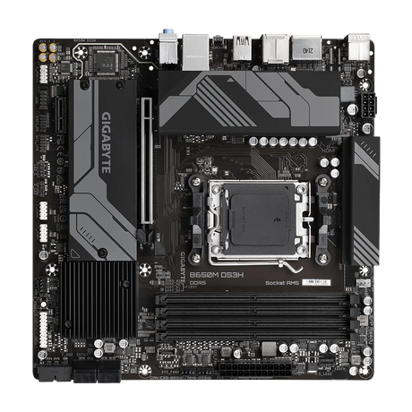 GIGABYTE B650M DS3H, DDR5, SATA3, USB3.2Gen2, DP, 2.5GbE, AM5 mATX