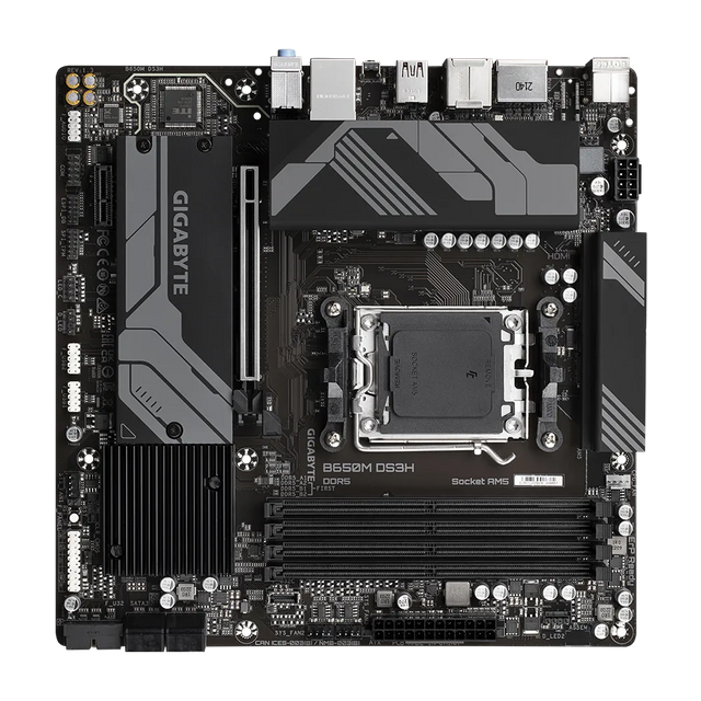 GIGABYTE B650M DS3H, DDR5, SATA3, USB3.2Gen2, DP, 2.5GbE, AM5 mATX
