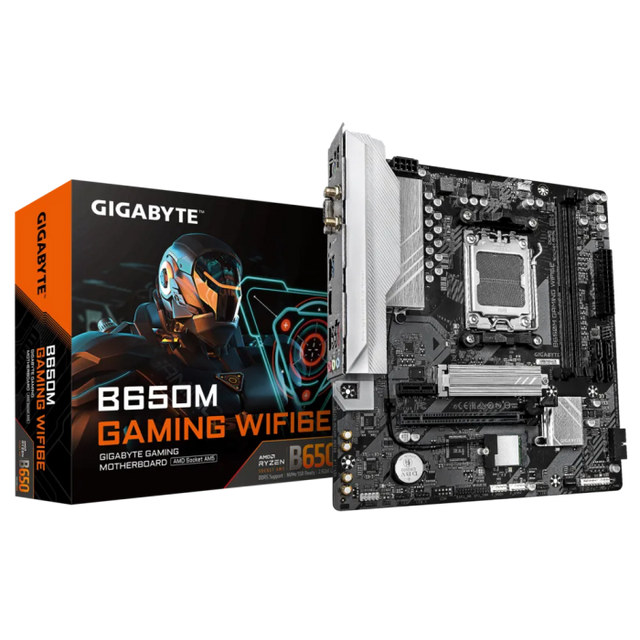 GIGABYTE B650M GAMING WIFI6E, DDR5, SATA3, USB3.2Gen1, HDMI, 2.5GbE, Wi-Fi 6E, AM5 mATX