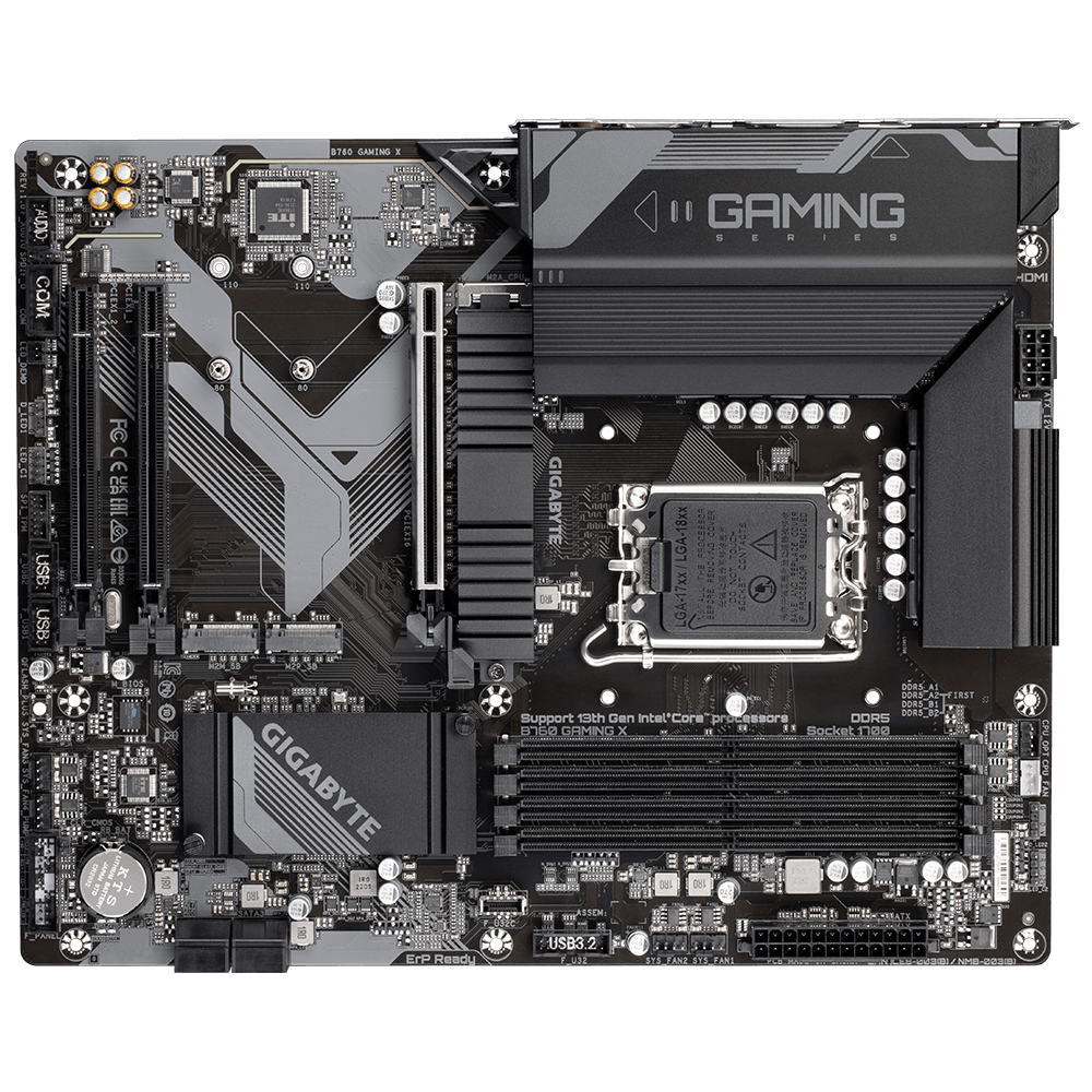 GIGABYTE B760 GAMING X, DDR5, SATA3, USB3.2Gen2, DP, LGA1700 ATX