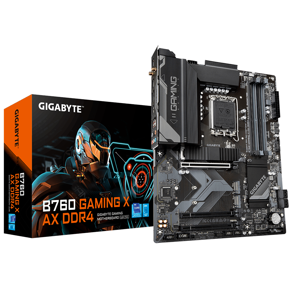 GIGABYTE B760 GAMING X AX DDR4, DDR4, SATA3, USB3.2Gen2, DP, WiFi, LGA1700 ATX