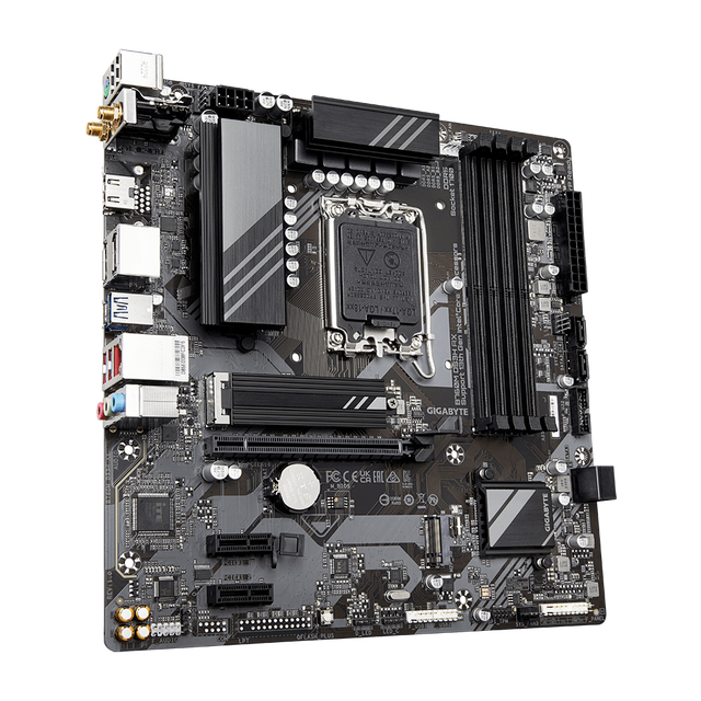 GIGABYTE B760M DS3H AX, DDR5, SATA3, USB3.2Gen2, DP, WiFi 6E, LGA1700 mATX