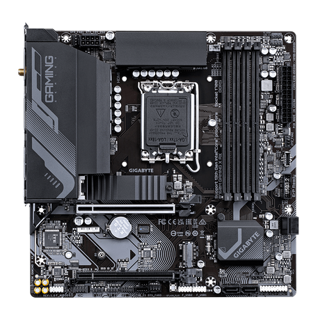 GIGABYTE B760M GAMING X AX, DDR5, SATA3, USB3.2Gen2, DP, 2.5GbE, WiFi 6E, LGA1700 mATX