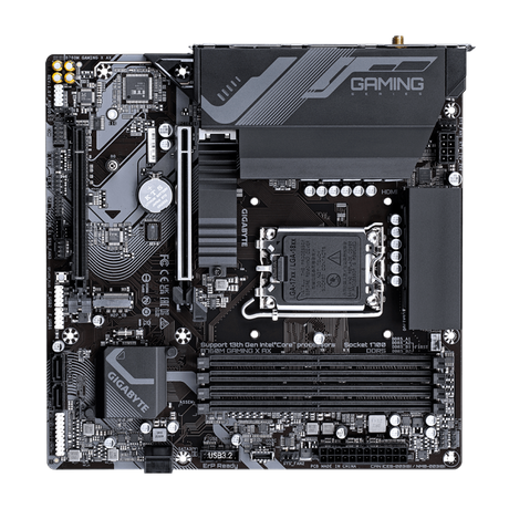 GIGABYTE B760M GAMING X AX, DDR5, SATA3, USB3.2Gen2, DP, 2.5GbE, WiFi 6E, LGA1700 mATX