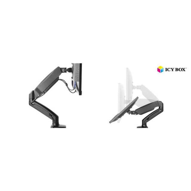 IcyBox IB-MS303-T enojni namizni nosilec za monitor do 27"