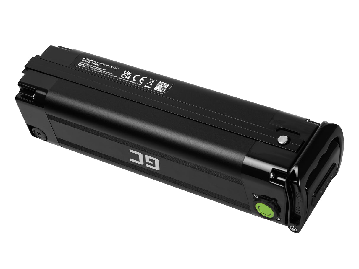 GC Silverfish akumulator za Ebike Elektrofahrrad z 36V 10.4Ah 374Wh XLR 3 Pin polnilec z aplikacijo za vžig