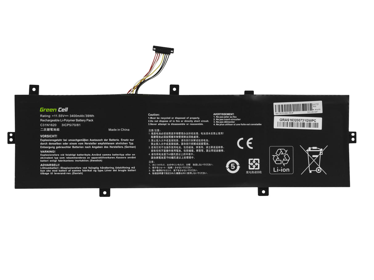 Green Cell baterija C31N1620 za Asus ZenBook UX430 UX430U UX430UA UX430UN UX430UQ