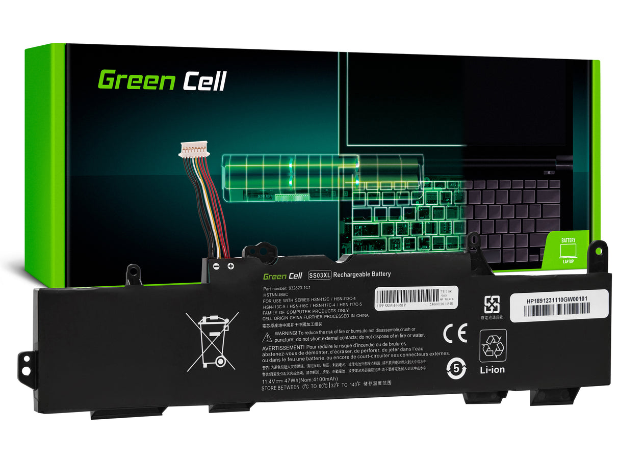 Baterija Green Cell SS03XL do HP EliteBook 735 G5 G6 745 G5 G6 830 G5 G6 836 G5 840 G5 G6 846 G5 G6