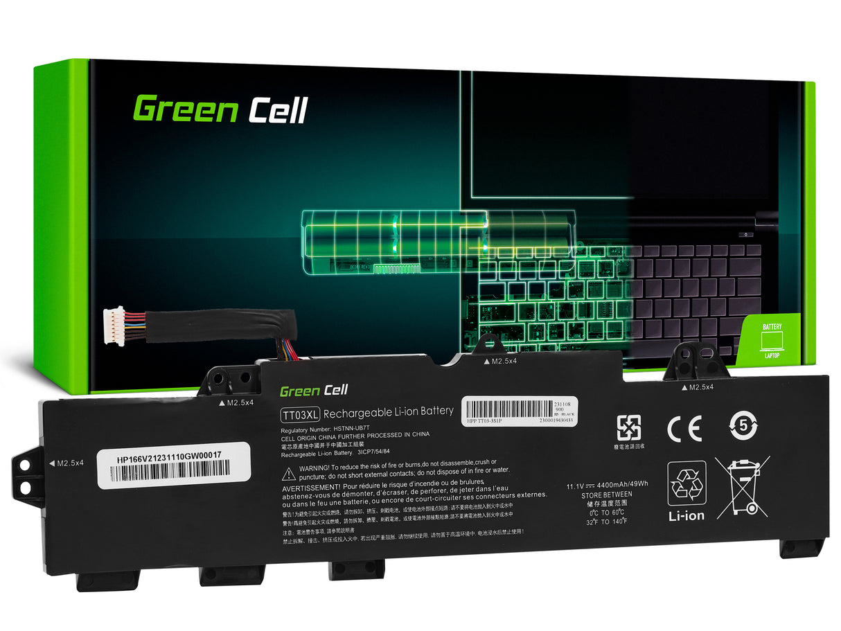 Baterija Green Cell TT03XL do HP EliteBook 755 G5 850 G5, HP ZBook 15u G5