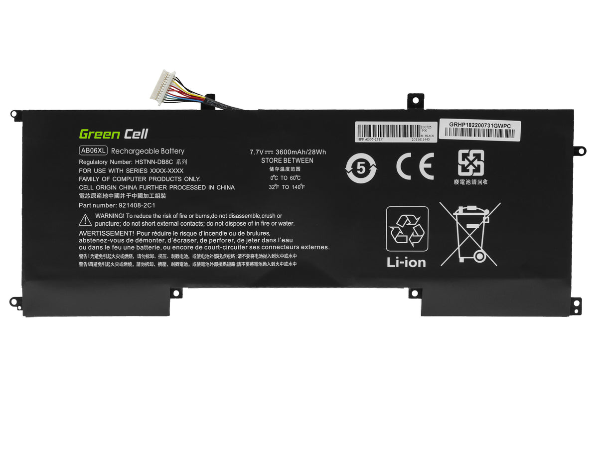 Green Cell baterija AB06XL za HP Envy 13-AD102NW 13-AD015NW 13-AD008NW 13-AD101NW