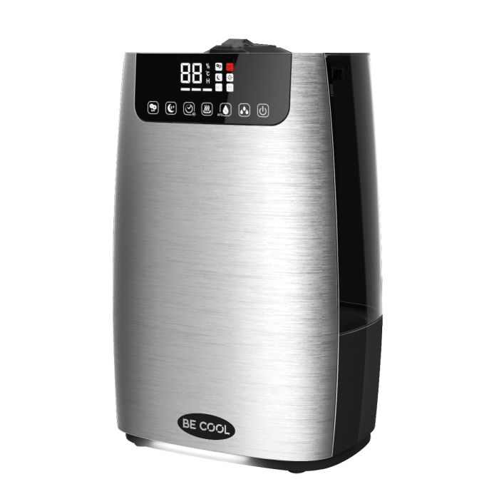 Be Cool vlažilec zraka, čistilec zraka in aroma difuzor srebrne barve