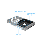 Chieftec BE-10B-300 USB3 mATX ohišje s 300W napajalnikom, črno