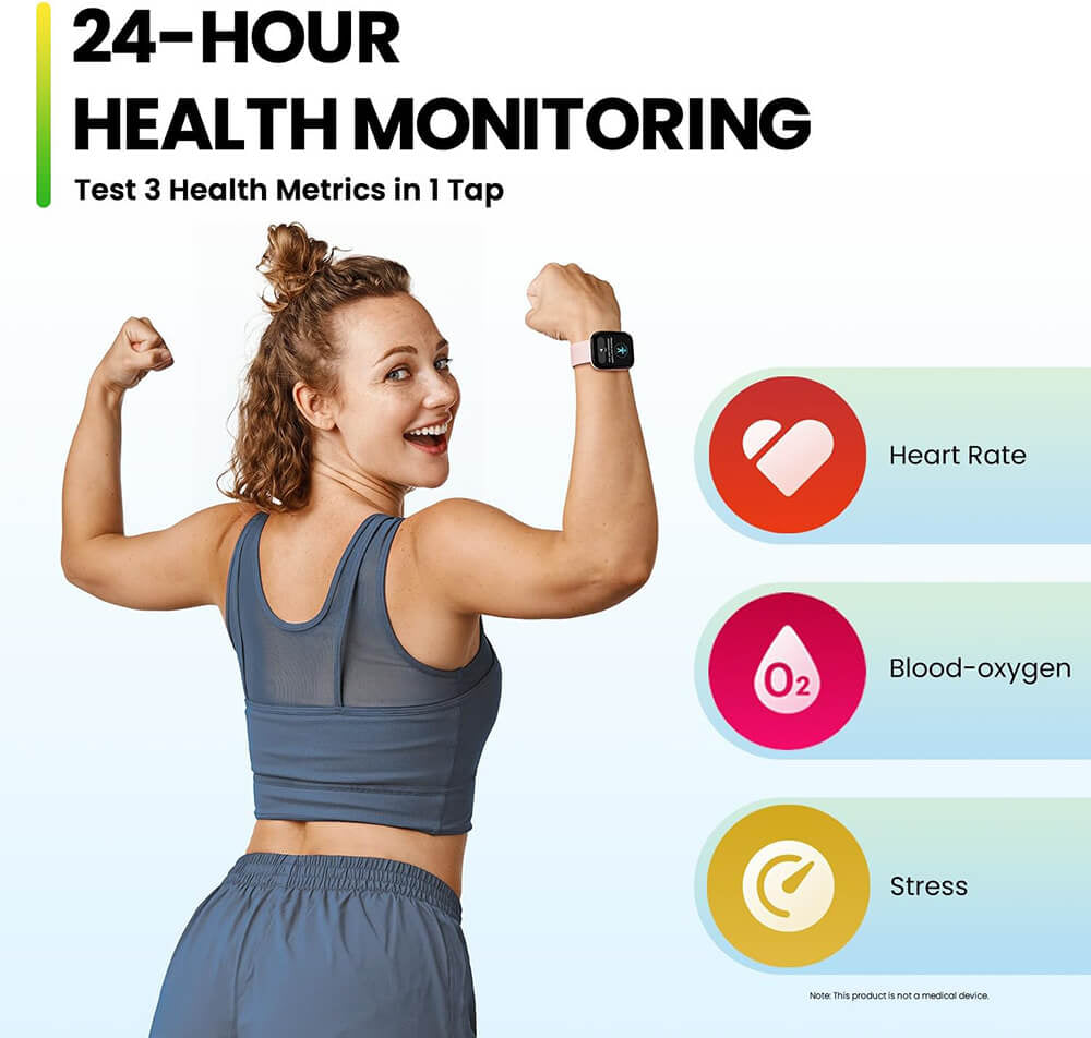 Amazfit Bip 5 pametna ura, bela