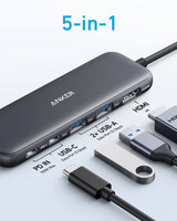 Anker 332 USB-C Hub, 5v1