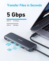 Anker 332 USB-C Hub, 5v1