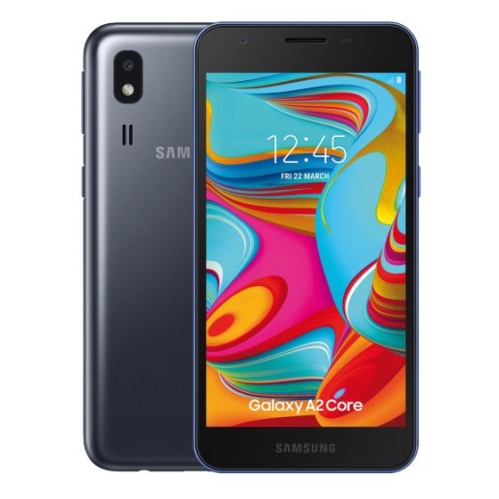 Obnovljen Samsung Galaxy A2 Core A260F DS, 8GB, Razred AB, Black