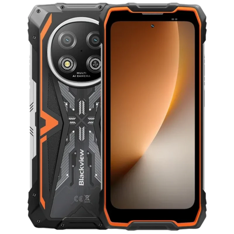 Blackview pametni robustni telefon ROCK 2 8/256GB 5G, oranžen, ODPRTA EMBALAŽA!