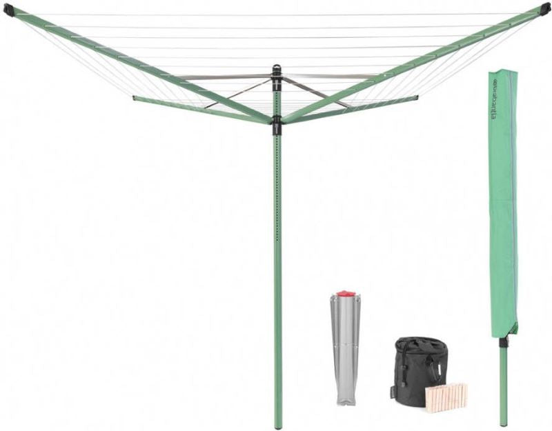 Brabantia zunanji sušilnik za perilo Lift-O-Matic 50m zeleno