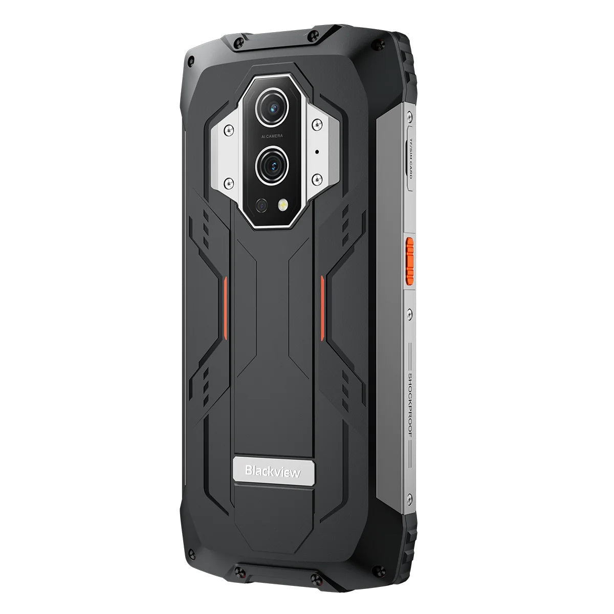 Blackview pametni robustni telefon BV9300 12GB+256GB z laserskim merilnikom razdalje, oranžen